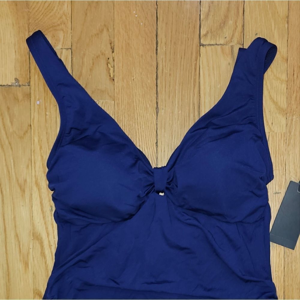 Jantzen Women's Navy Blue women's One Piece Swimsuit Size 16 - Picture 8 of 8